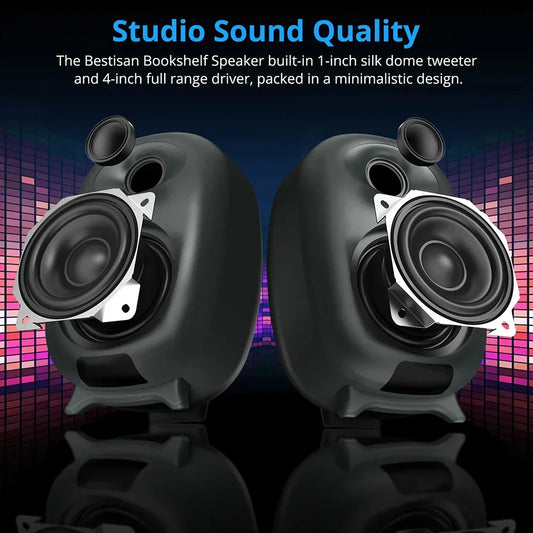 60W Gaming Bluetooth Speaker Soundbar for PC & TV (Black)