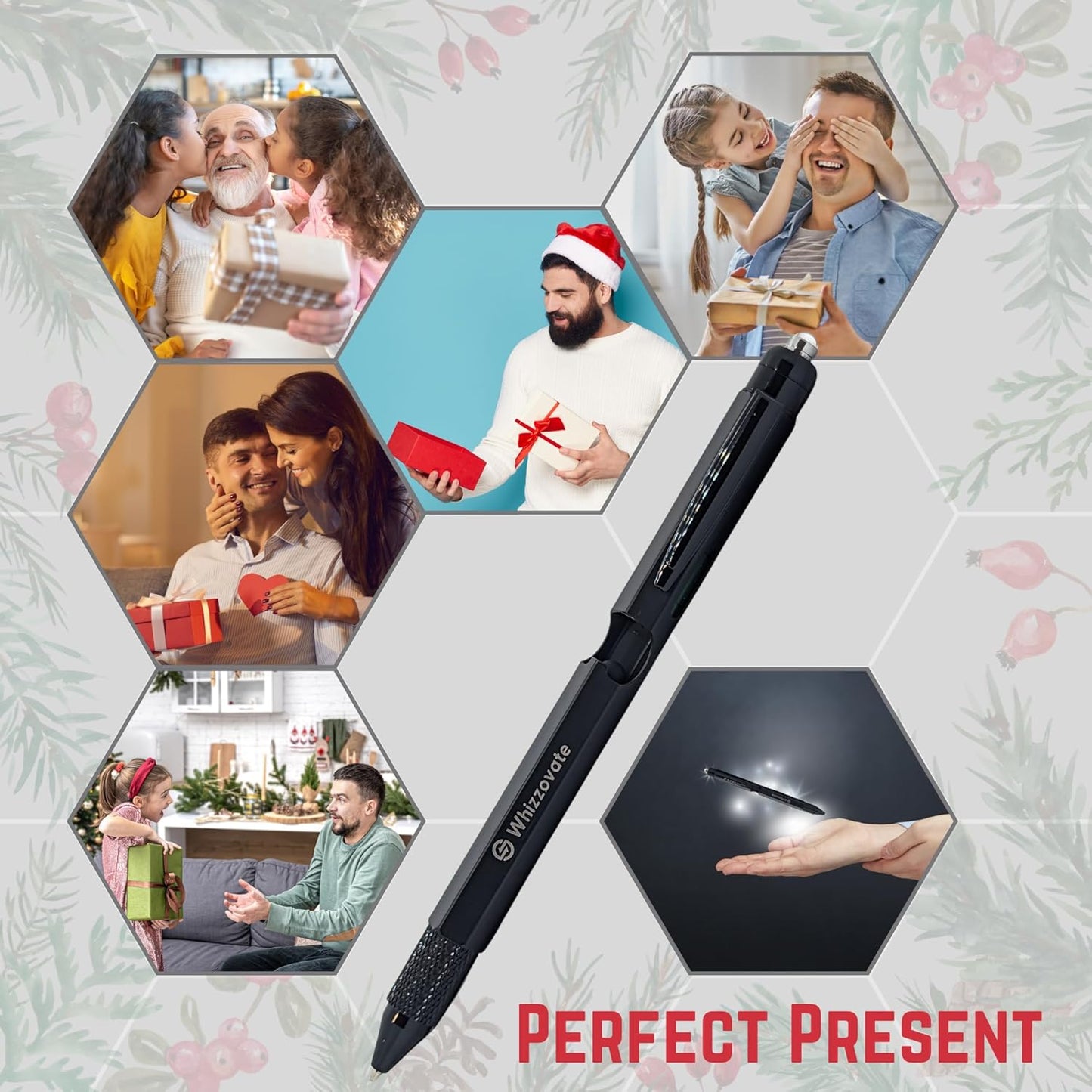Multi Tool Pen | Tactical Gadgets Pen for Men | 9-In-1 Cool Tool Pen | Multitool Pen for Dads | Funny Gifts for Men | Fathers Day Gift