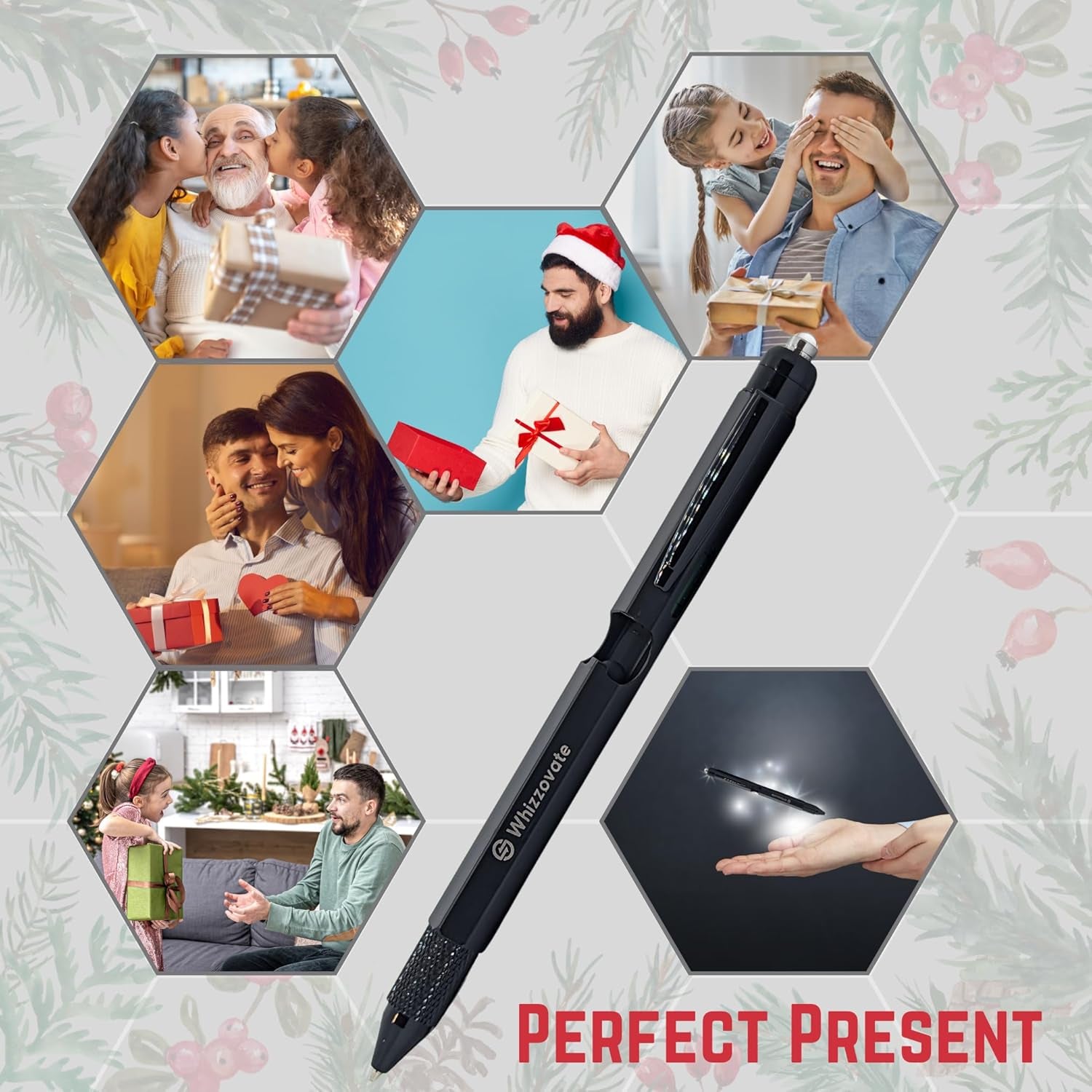Multi Tool Pen | Tactical Gadgets Pen for Men | 9-In-1 Cool Tool Pen | Multitool Pen for Dads | Funny Gifts for Men | Fathers Day Gift