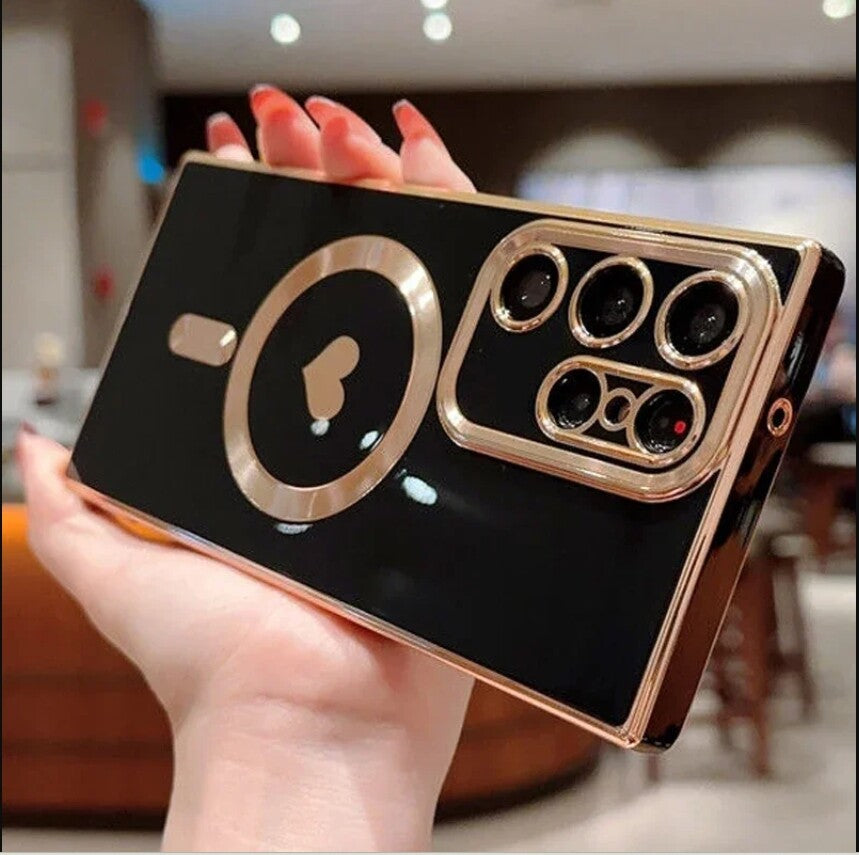 Love Magnetic Phone Case for Samsung S25 S24 S23 S22 S21 Ultra plus FE Edge 5G