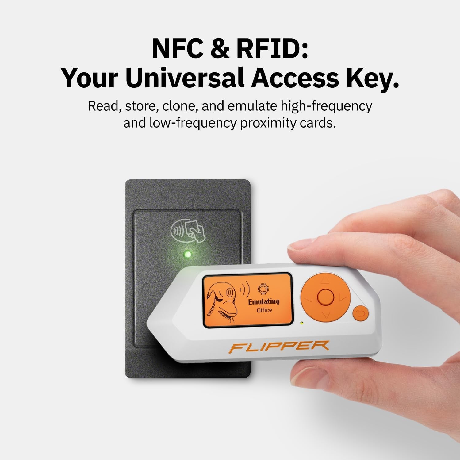 Zero - Portable Multi-Tool Device for Geeks - Fully Open-Source & Customizable - RFID + NFC Reader, Infrared Remote and Wireless Signal Explorer for Curious Minds, White