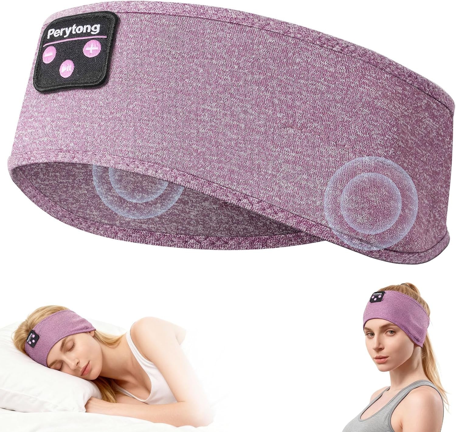 Sleeping Headphones, Bluetooth Sleep Headphones Headband Soft Comfortable Bluetooth Headband Sleep Earbuds Sports Headband Cool Tech Gadgets Sleeping Gifts Guide for Women Men