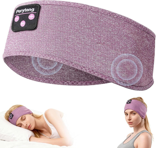 Sleeping Headphones, Bluetooth Sleep Headphones Headband Soft Comfortable Bluetooth Headband Sleep Earbuds Sports Headband Cool Tech Gadgets Sleeping Gifts Guide for Women Men