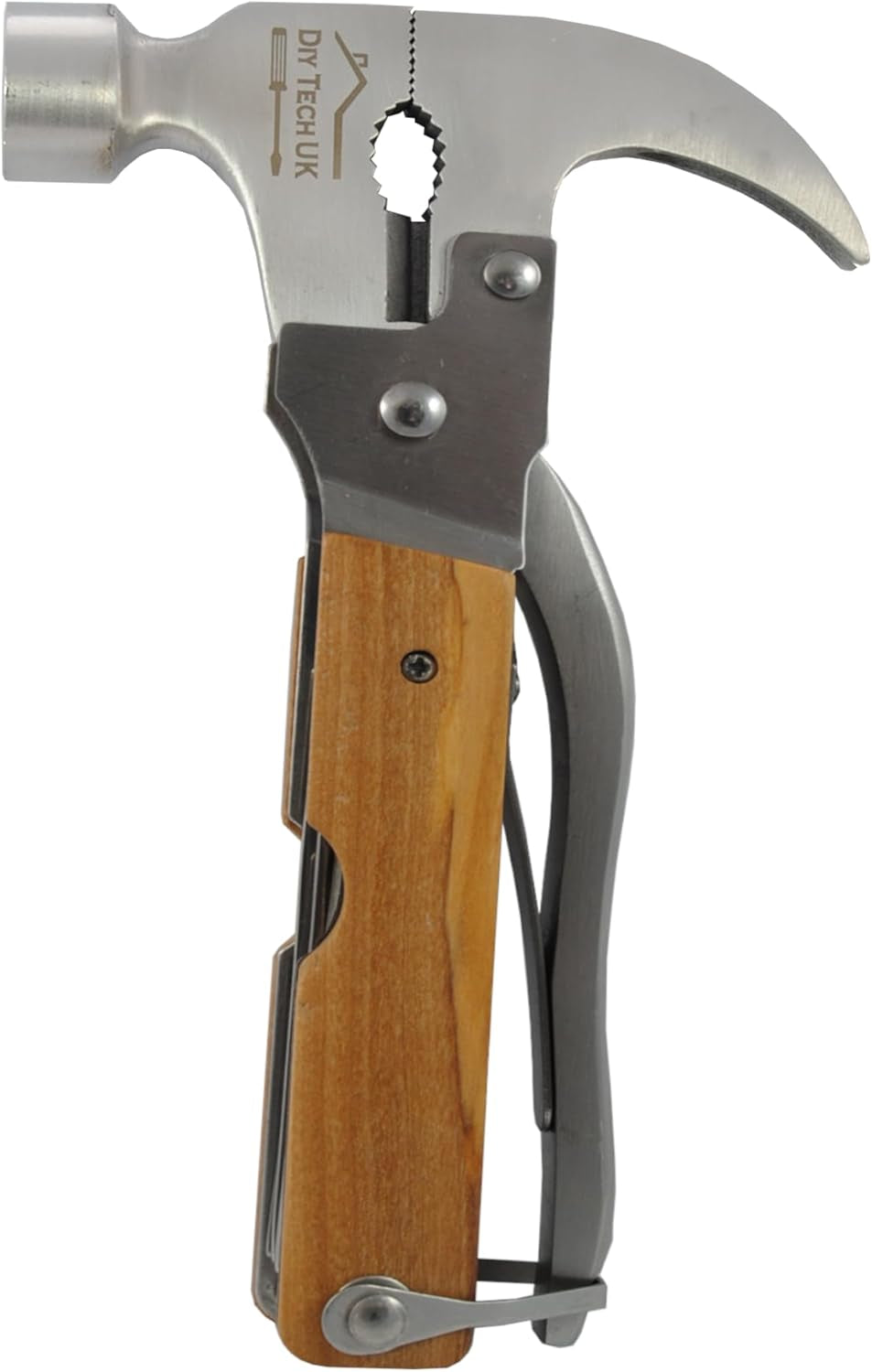 Multi Tool Gadget Gifts for Men - 23 in 1 Hammer with Wooden Handle + Free 48 in 1 Wallet Tool - Mens Gifts for Christmas - Dad Him Boyfriend Birthday Who Have Everything Women Adult