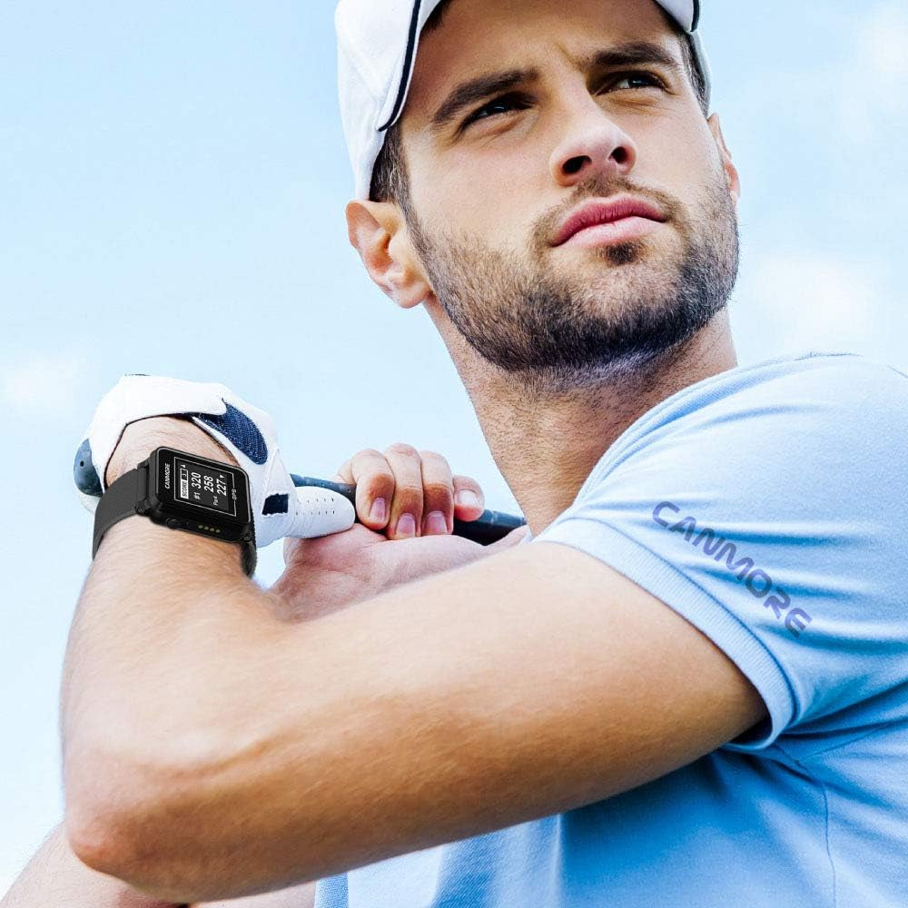 TW356 Golf GPS Watch for Men and Women, Free Update 41,000+ Preloaded Courses Worldwide, High Contrast LCD Display, Upgrade IC Chip, Lightweight Essential Accessory for Golfers, Black