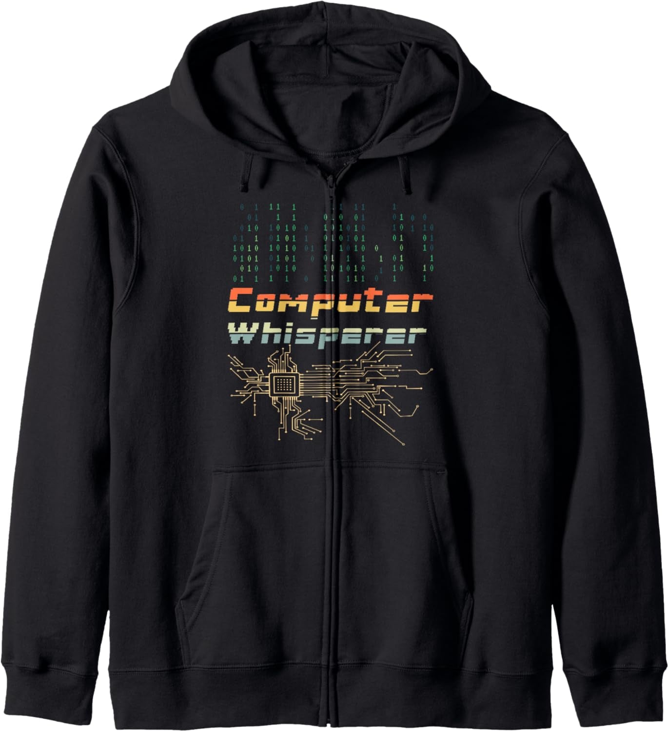 Computer Coding and Processor Programmer or Coder Geeky Zip Hoodie