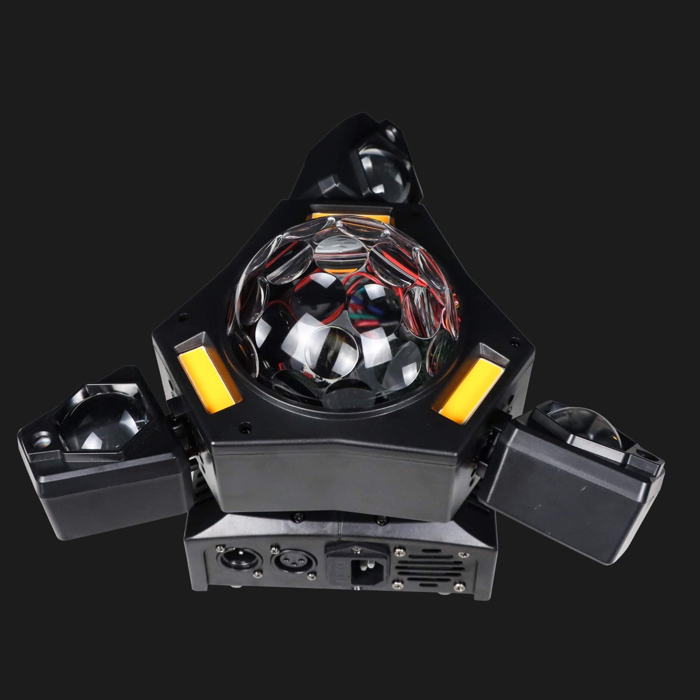 DJ Lights for Party | 3-Arm Disco Ball Laser Light with RGB Beams & DMX Control